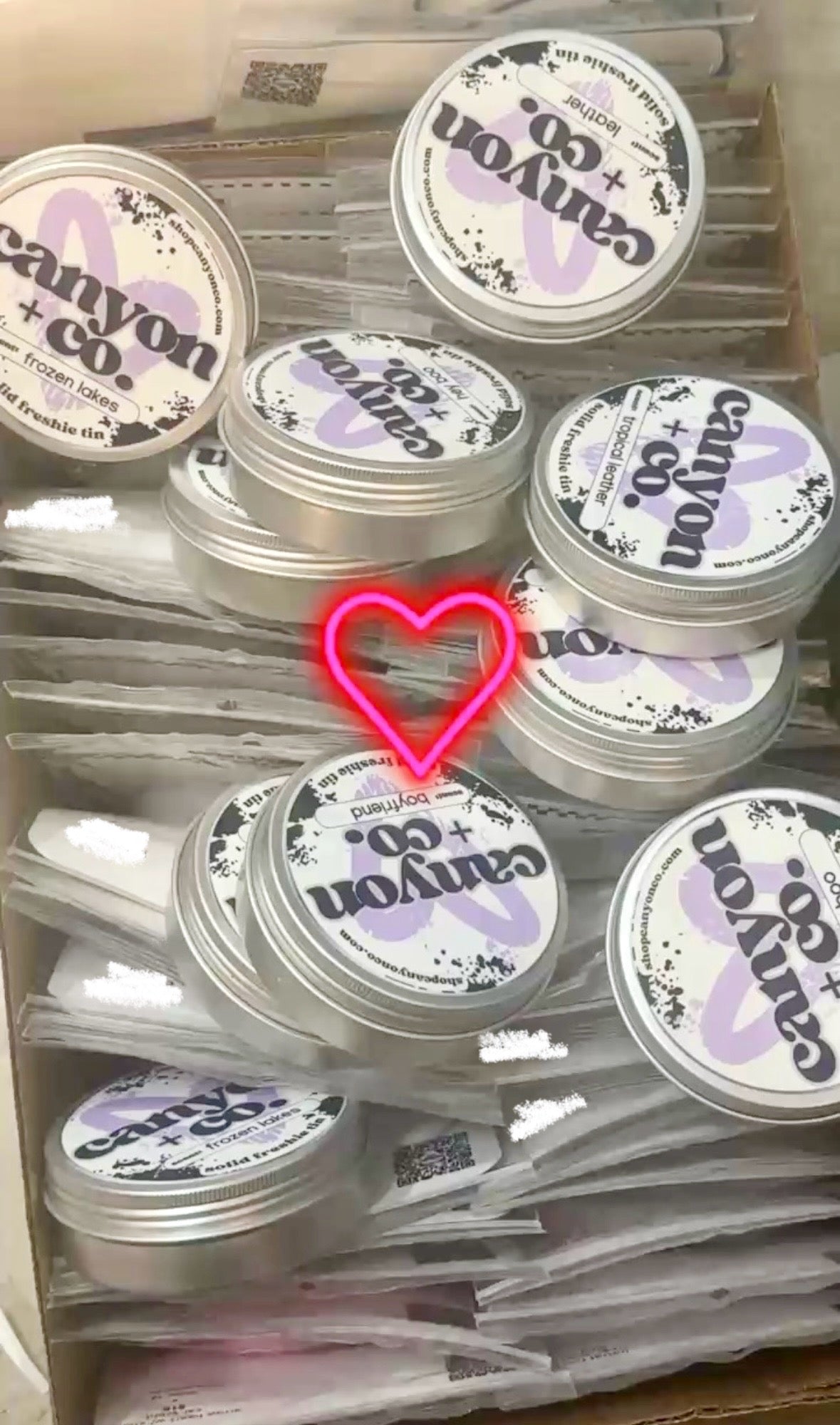Solid Scent Tins